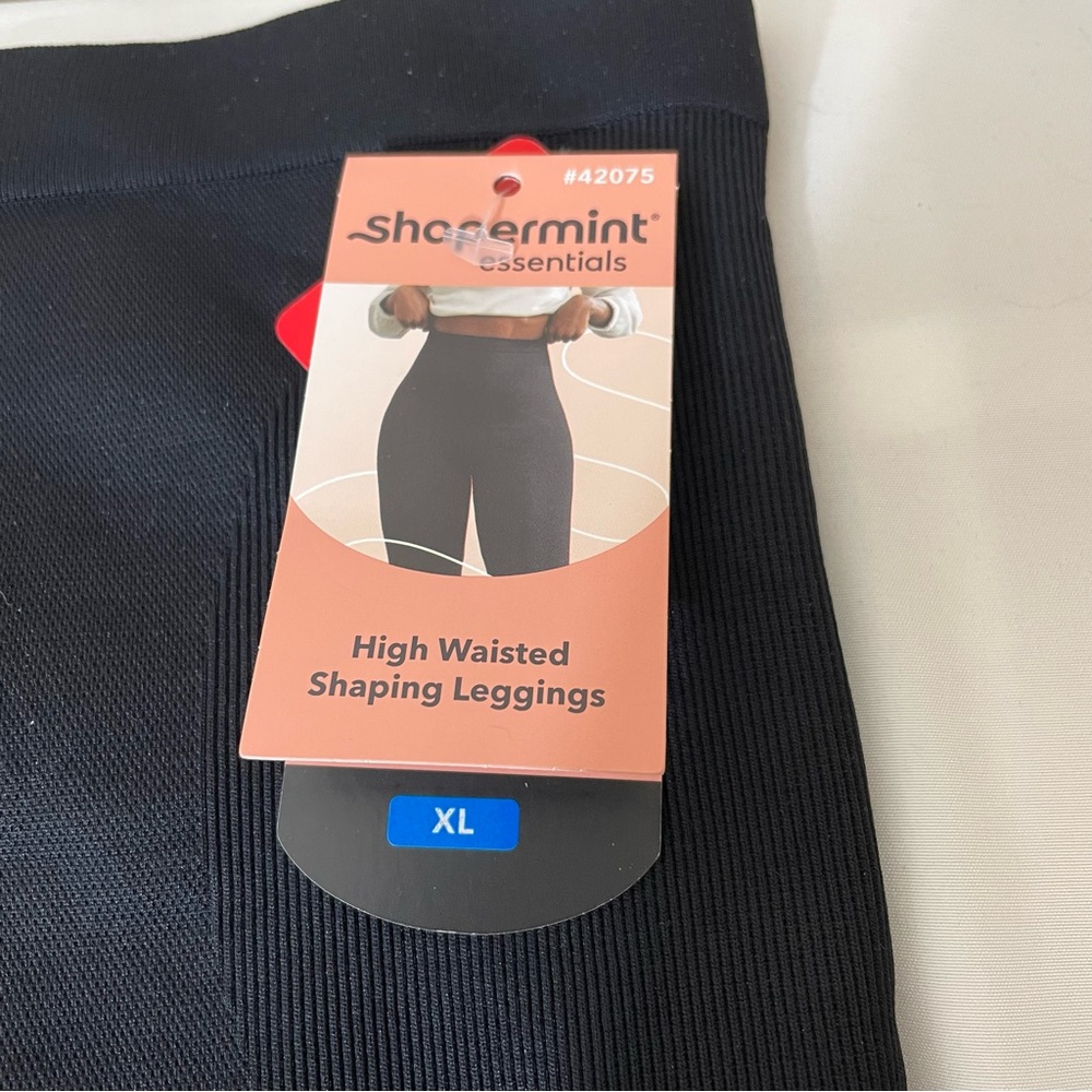 Shapermint Essentials NWT Women's High Waisted Shaping Leggings - Black‎ Size XL